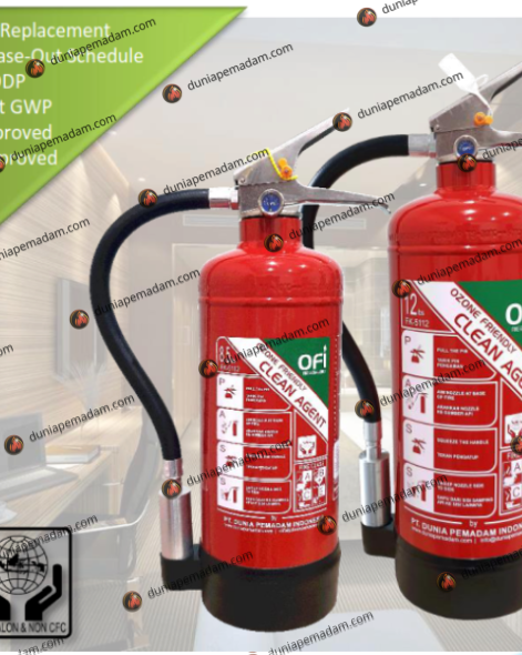 Ozone Friendly Clean Agent Fire Extinguisher - Image 3