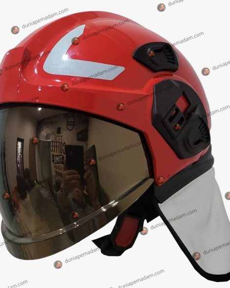 HELM PEMADAM TIPE FULL-HEAD, EN-443, OFI FH-105, c/w 2-VISOR - Image 2