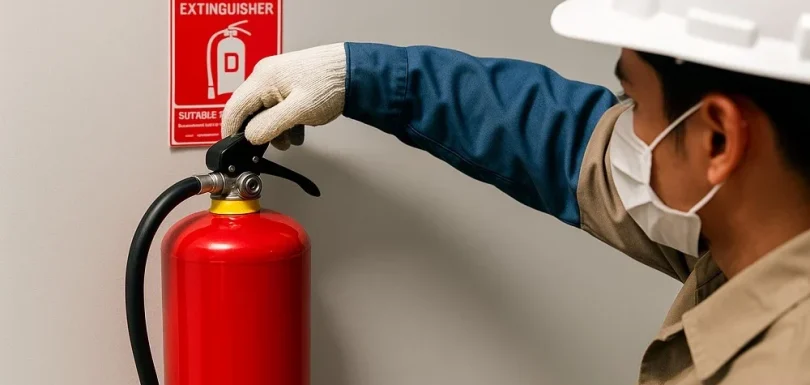 syarat pemasangan alat pemadam api ringan